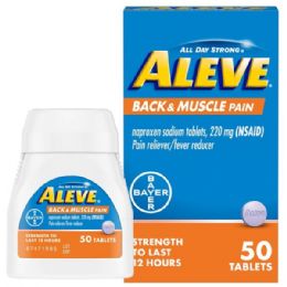 Aleve 50 Tablets Back & Muscle Pain