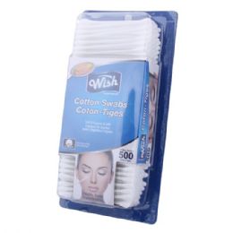 48 of Wish Cotton Swabs 500CT Plastic Stick