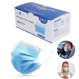 Disposable Face Mask 30PK Blue