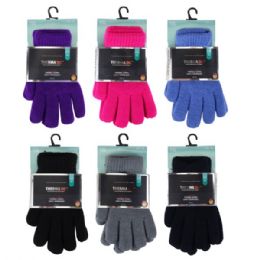 72 pieces Thermaxxx Winter Thermal Glove HD Junior - Fleece Gloves