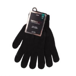 240 pieces Thermaxxx Winter Magic Glove Black Only - Fleece Gloves