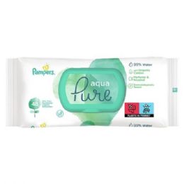 14 pieces Pampers Wipes 48CT w/ LID Aqua Pure Organic - Baby Beauty & Care Items