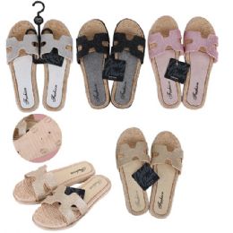 36 pieces CC Sandal Ladies Stones H Style - Women's Sandals