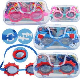 24 of Water World Swimming Goggles Kids Big Case