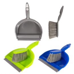 24 pieces Fresh Start Plastic Dustpan Set - Dust Pans