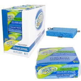 10 Wholesale Fresh Start Non-Scratch Sponge 6Pack