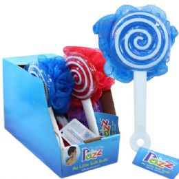 14 Wholesale Razz Lollipop Kids Bath Brush