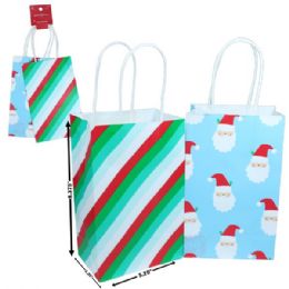 48 of Target Wondershop Gift Bag 2PK Santa Stripes 5.25inx3.25inx8.375in