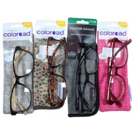 75 pieces Foster Grant Reader w/ Case Medium - Eyeglass & Sunglass Cases