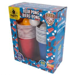 12 pieces Party Central Recreational Ping Pong Balls & Cups 48pk 24+24 - Balls