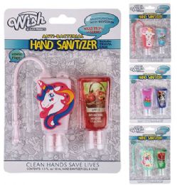 48 pieces Wish Silicone Hand Sanitizer 2PK Girls - Hand Sanitizer