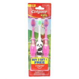 60 Wholesale Colgate Toothbrush Kids 3PK