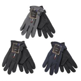 72 pieces Thermaxxx Winter Ski Gloves Men Zipper Pocket w/ Grip Dots - Ski Gloves