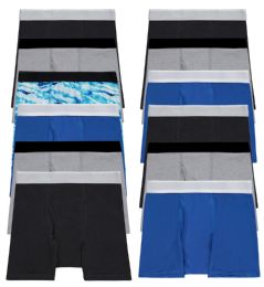 12 Pieces Boys Cotton Underwear Boxer Briefs In Assorted Colors, Size Small - Boys Underwear