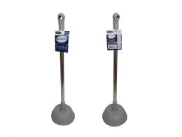 24 Wholesale Stainless Steel Plunger 6"