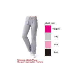 24 Pieces Lady Athletic Pants - Women's Active Wear Bottoms