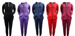 24 Wholesale Ladys 2 Piece Thermal Comfort Outfit Set
