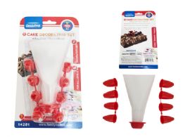72 Pieces 9-Piece Cake Decorating Set With Silicone Pipe - Baking Supplies