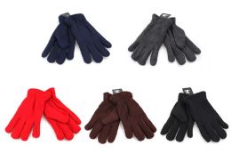24 Pieces Mens Fleece Gloves - Fleece Gloves