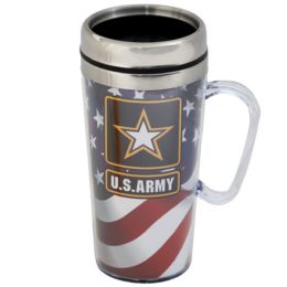 20 of Travel Mug 14oz Acrylic Outside Stainless Steel Inside U.s Army