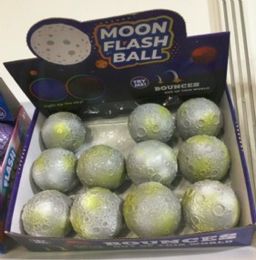 24 Wholesale Moon Flash Light Up Bouncing Ball 2.75in Dia In 12pc Pdq Pb/label