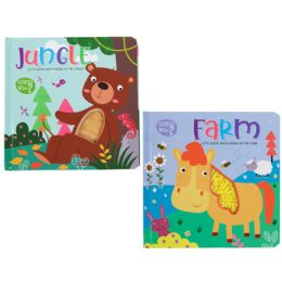 24 pieces PeeK-A-Boo Book 2 Assorted Farm, Jungle - Coloring & Activity Books