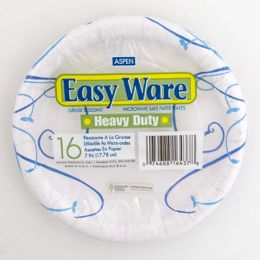 16 Wholesale Paper Plates 16ct Heavy Dutyeasy Ware 7inch Printed Design