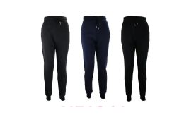 48 of Mens Assorted Colors Fleece Pants
