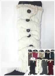 24 of Women Assorted Color Leg Warmers