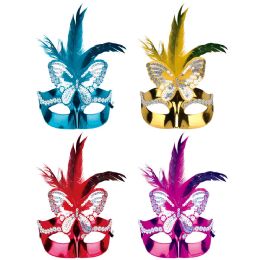 288 Pieces Masquerade Mask Assorted Colors - Halloween