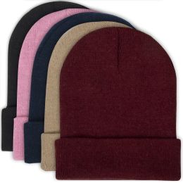 50 of Women's Knitted Beanie - 5 Colors
