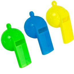 50 of Plastic Toy Soccer Ball Whistles