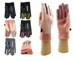 24 Pairs Womens Touchscreen Winter Gloves - Fuzzy Gloves