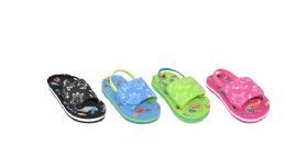 48 Pieces Toddler Elastic Banded Sandal - Toddler Footwear