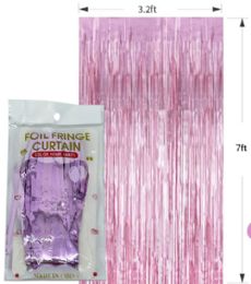 96 Pieces Plain Foil Fringe Curtain - Photo Prop Accessories & Door Cover