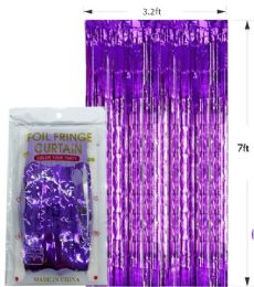 96 Pieces Plain Foil Fringe Curtain - Photo Prop Accessories & Door Cover
