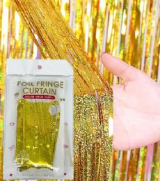 96 Pieces Foil Fringe Curtain - Photo Prop Accessories & Door Cover