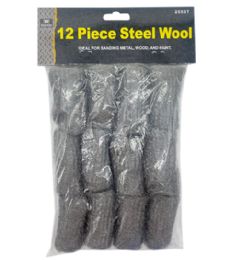 48 Pieces 12pc Steel Wool - Cleaning Products