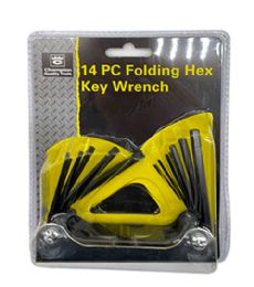 24 of 14pc Folding Hex Key Wrench