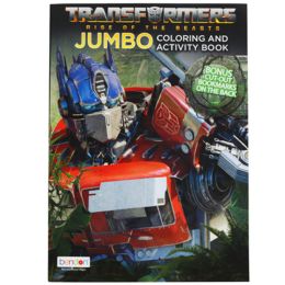 24 pieces Coloring Book Transformers In 24pc Display Box - Coloring & Activity Books