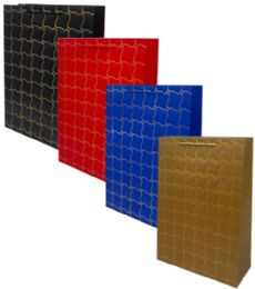 96 Wholesale Textured Xlarge Gift Bag