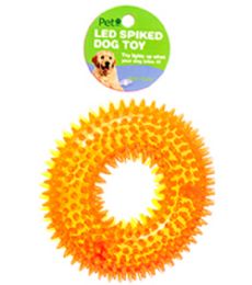 24 Pieces Led Spiked Dog Toy - Pet Toys
