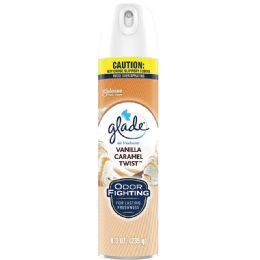 6 of Glade Air Freshener Spray 8.3 Oz  Vanilla Caramel Twist