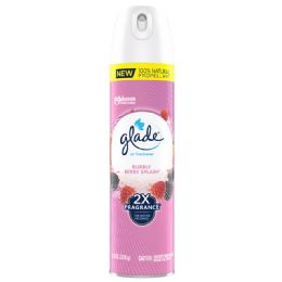 6 of Glade Air Freshener Spray 8.3 Oz Bubbly Berry Splash