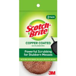 24 of Scotch Brite Scouring Pads 2 Pk Copper