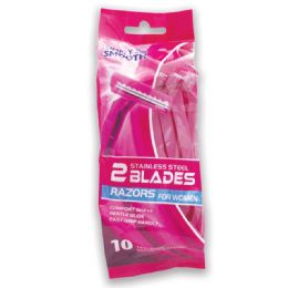 24 pieces Simply Smooth Razors For Women 10 Pk Twin Blade - Shaving Razors