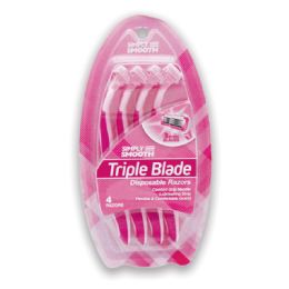 24 of Simply Smooth Razors For Women 4 Pk Triple Blade