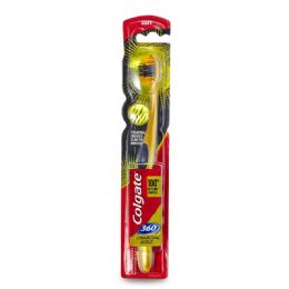 72 Wholesale Colgate Toothbrush 1 Ct Charcoal Gold