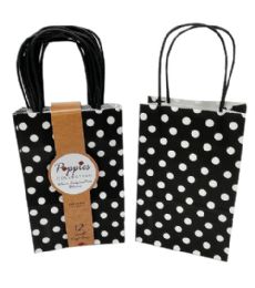 30 Pieces Small Polka Dot Bag With Band - Gift Bags Everyday