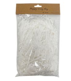 72 Pieces Shreds Paper White 50 Grams - Gift Bags Everyday